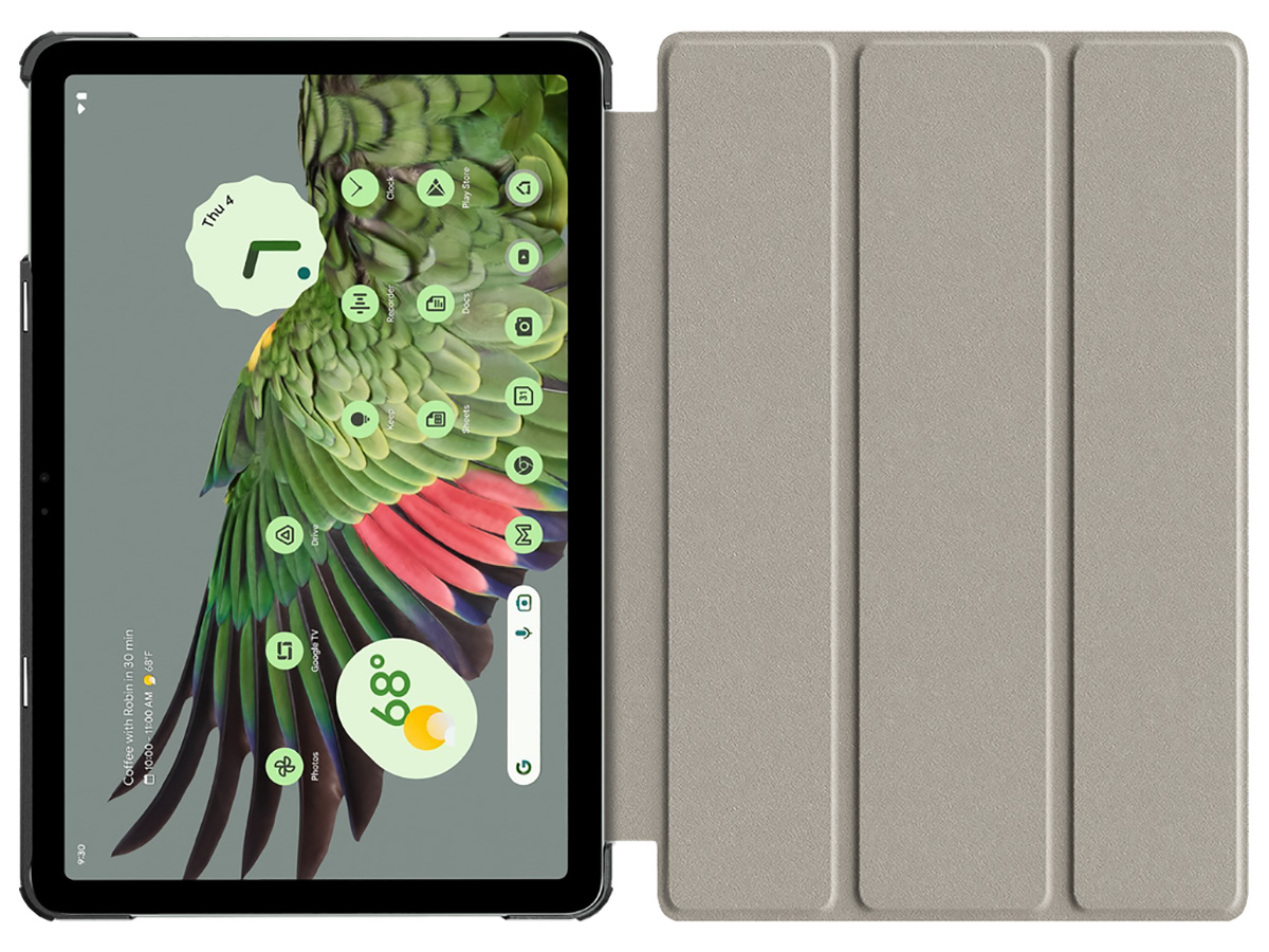 Just in Case Smart Folio Groen - Google Pixel Tablet Hoesje