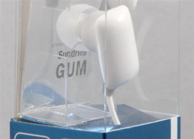 Gum In-Ear Oordopjes voor iPod en iPad