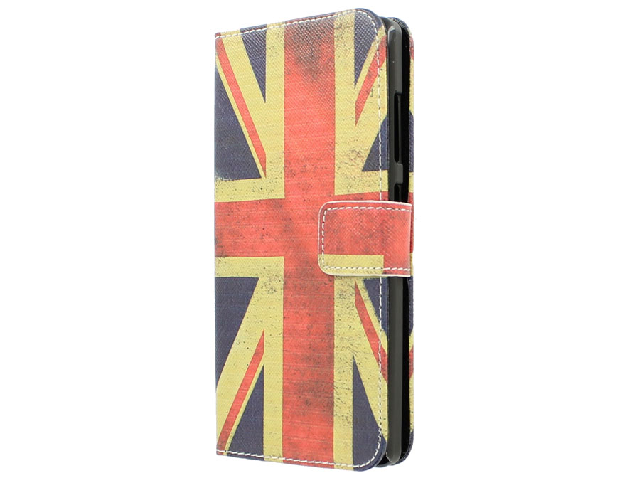 Vintage GB Flag Wallet Case - Honor 3C hoesje