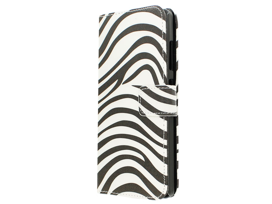 Zebra Wallet Case - Honor 3C hoesje