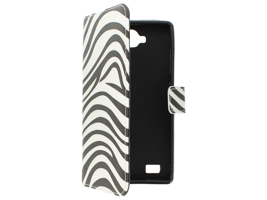 Zebra Wallet Case - Honor 3C hoesje
