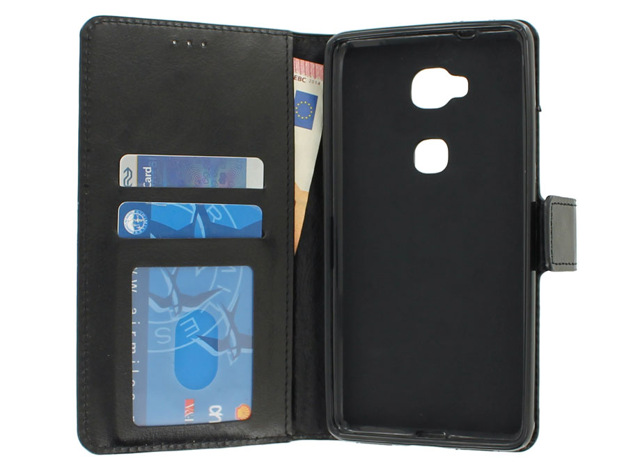 Wallet Book Case - Honor 5X hoesje (Zwart)
