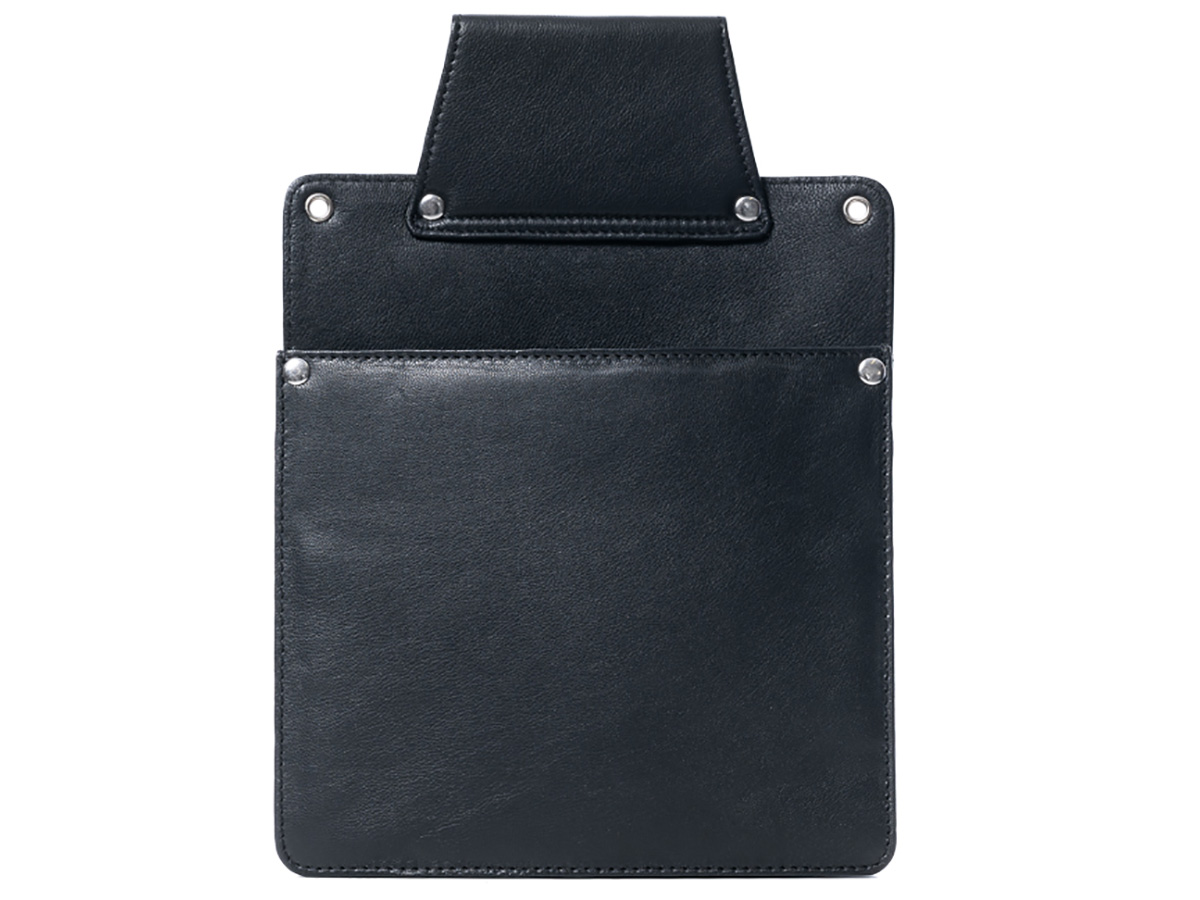 Horeca Holster voor iPad 9.7 & 10.2 - Zwart Leer