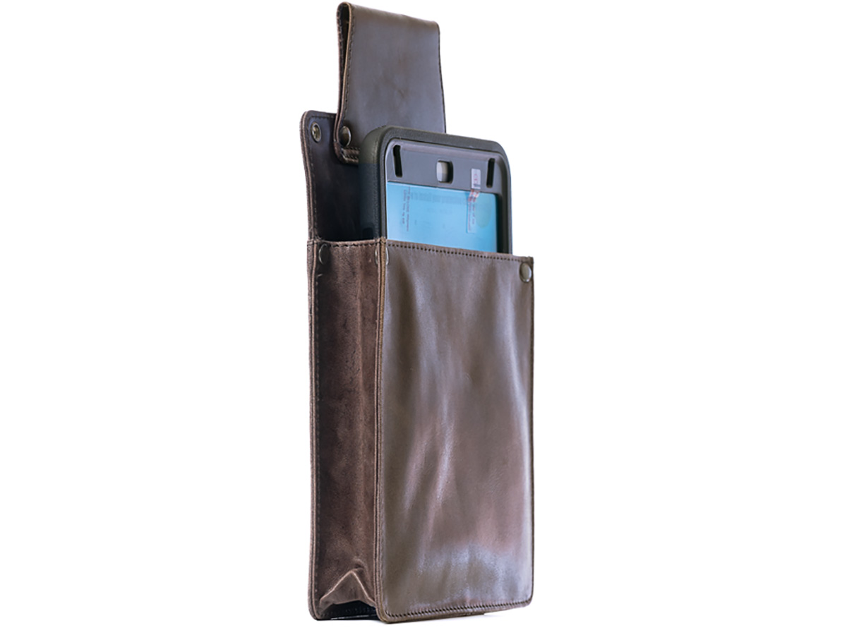 Horeca Holster voor iPad Mini - Bruin Leer