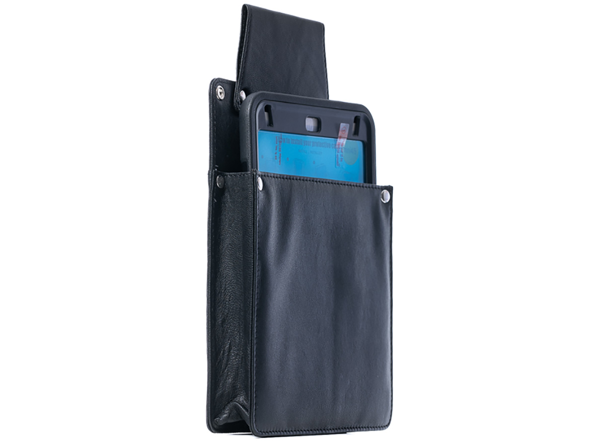 Horeca Holster voor iPad Mini - Zwart Leer