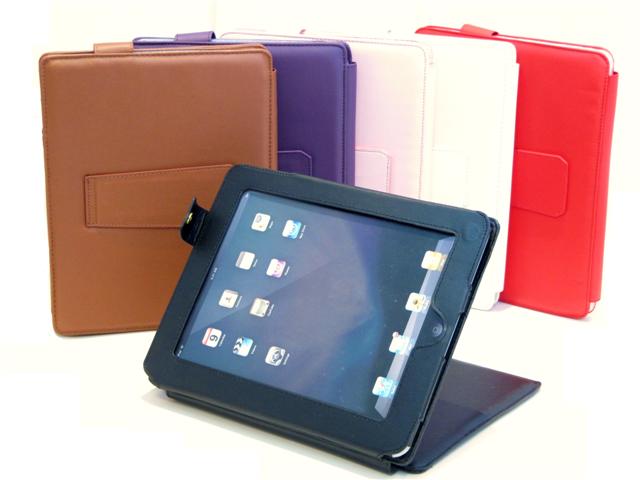 Basic Kunstleren Kickstand Case voor iPad 2, 3 & 4