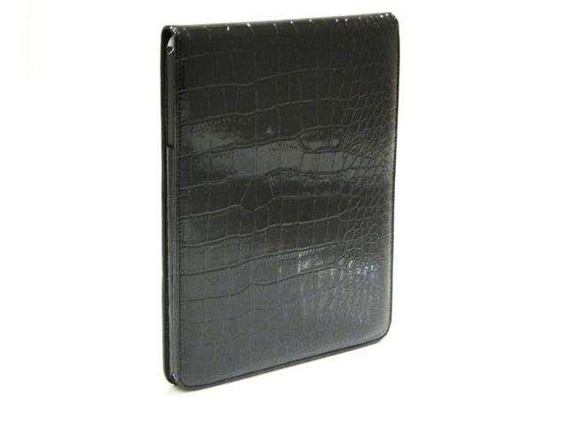 Crocodile Glossy Leather Flip Case voor iPad