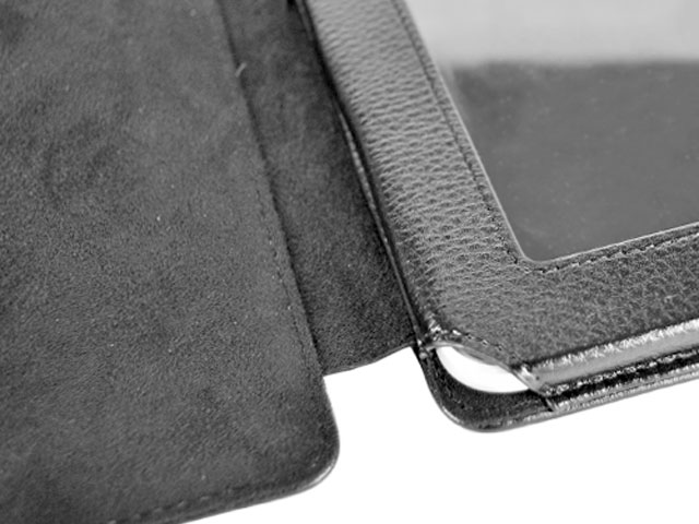 Leather Viewstand Book Case Hoes voor iPad 1