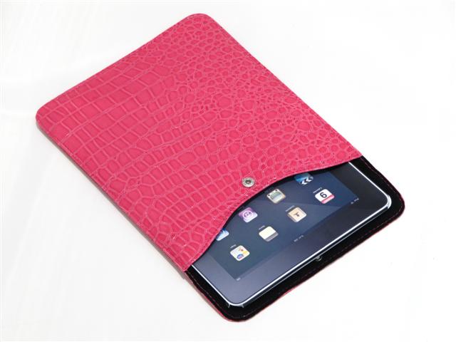 Glossy Croco Sleeve Hoes voor iPad