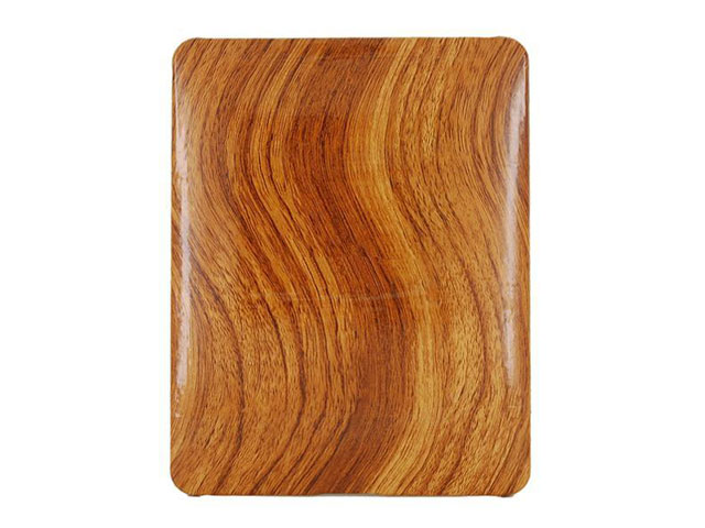 Wood Back Case Hoes voor iPad 1