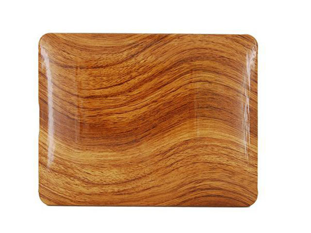 Wood Back Case Hoes voor iPad 1