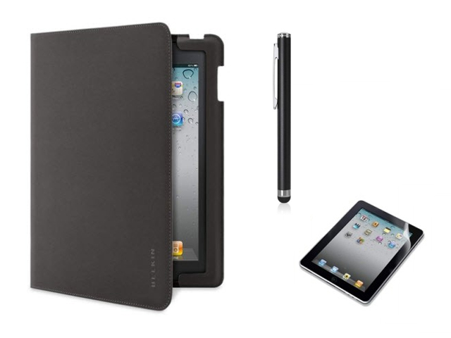 Belkin Starter Kit voor iPad 2: Case, Protector & Stylus