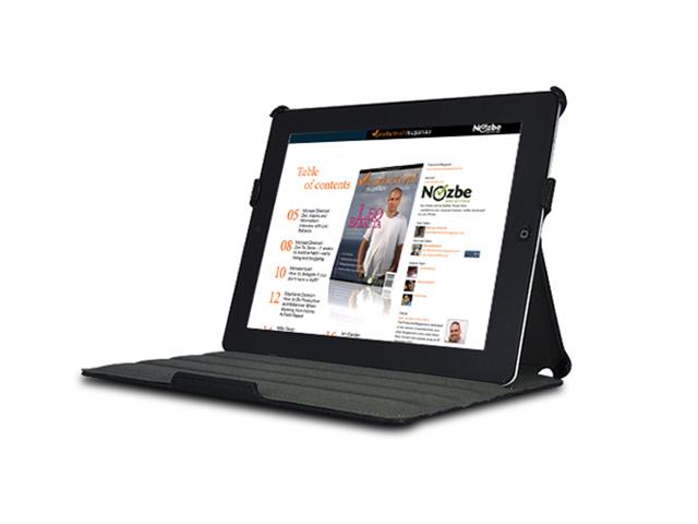 CEO Carbon Hybrid Stand Case Hoes voor iPad 2