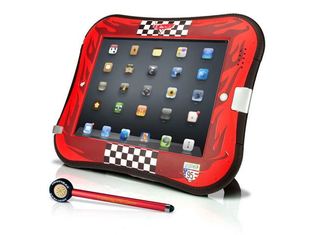 Disney Cars 2 Kids Kit Case, Stand & Autohouder voor iPad