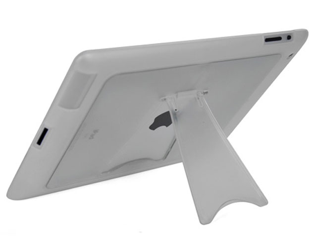 Kickstand TPU Crystal Case Hoes voor iPad 2