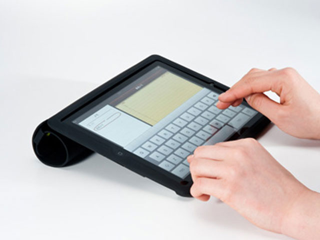 +Simplism Silicone Flip Case Hoes voor iPad 2