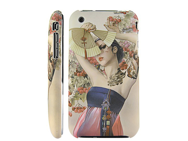 Asian Beauty Back Case Hoesje voor iPhone 3G/3GS
