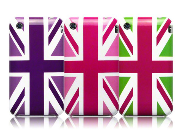 Call Candy Colored Great Brittain Flag TPU Hoesje voor iPhone 3G/3GS