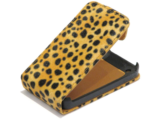 Leopard Slim Elegant Leather Case voor iPhone 3G/3GS