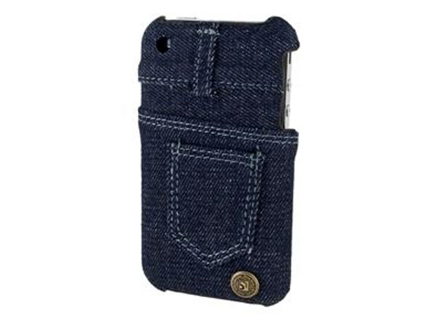 Denim Jeans Case Hoesje Cover voor iPhone 3G/3GS