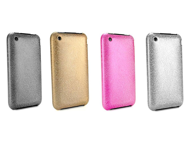 Glittery Back Case Hoes voor iPhone 3G/3GS