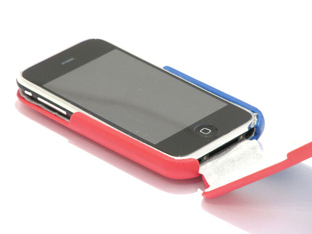 Holland EK Leather Carbon Flip Case voor iPhone 3G/3GS