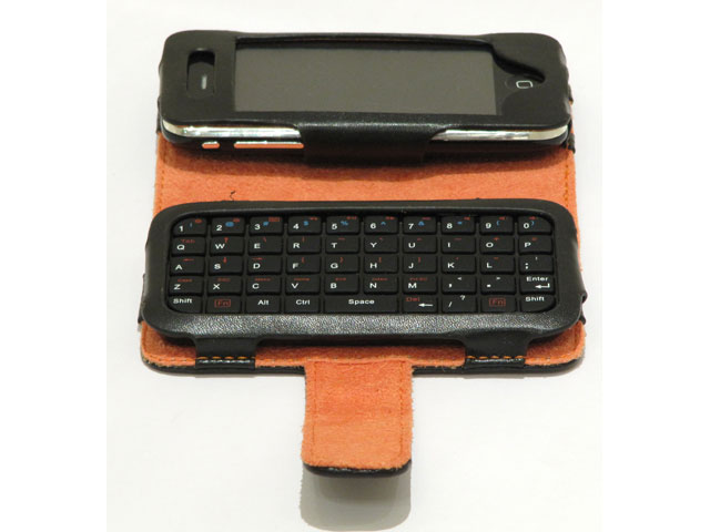 Keyboard Kunstleren Sideflip Case voor iPhone 3G/3GS