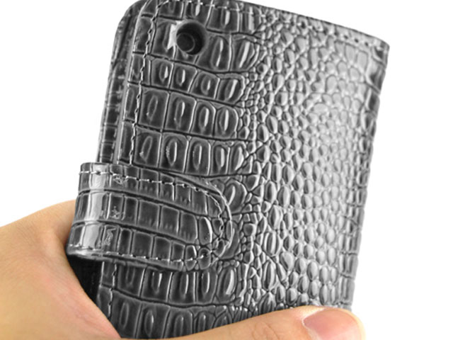Croco Side Flip Case Hoes voor iPhone 3G/3GS