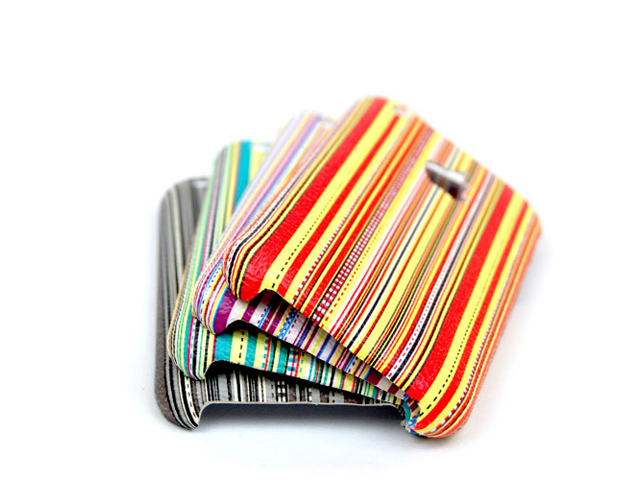 Colorful Stripes Back Case Hoes voor iPhone 3G/3GS