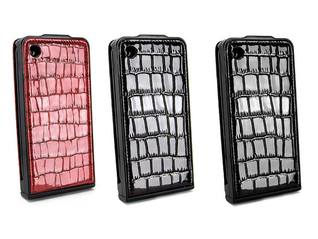 Luxe Croco Leather Case Hoes voor iPhone 3G/3GS