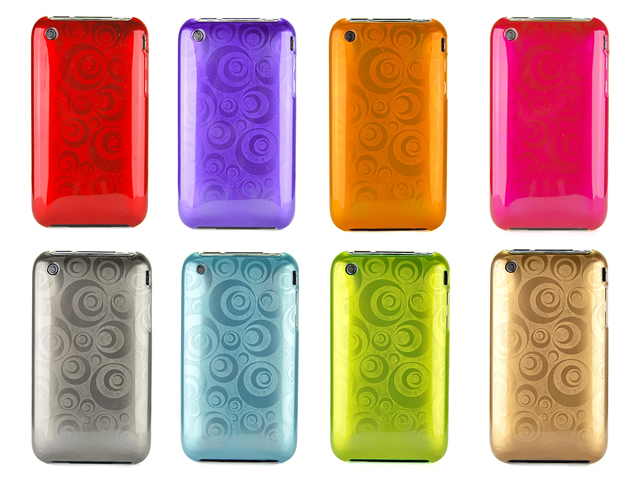 Shiny Circles Back Case voor iPhone 3G/3GS 