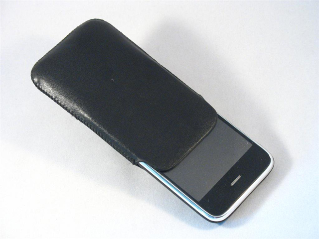 iPhone Ultraslim Leren Sleeve / Holdster