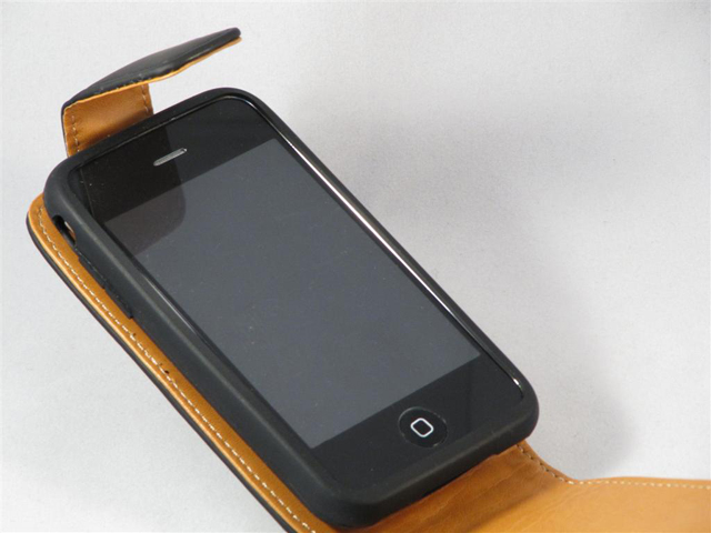 Silicone Leather Case voor iPhone 3G/3GS 