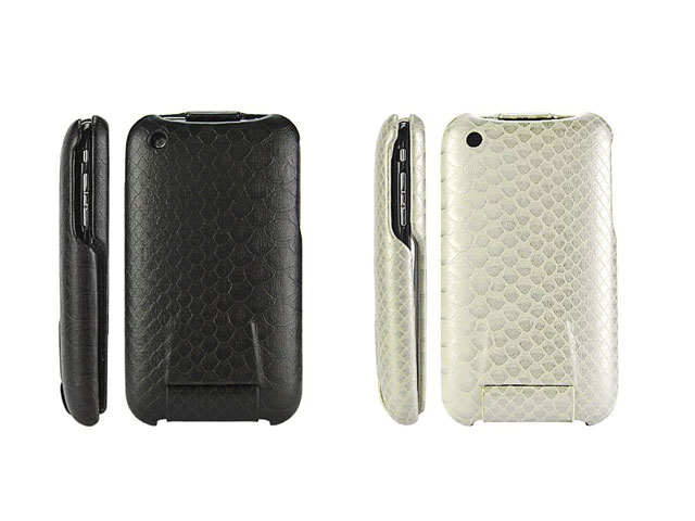 Exclusive Slimline Leather Case Hoes iPhone 3G/3GS