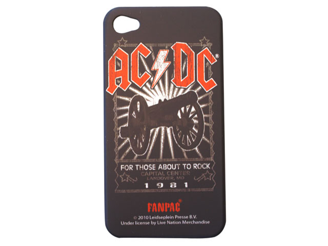 ACDC Rock Cover Case Hoes voor iPhone 4