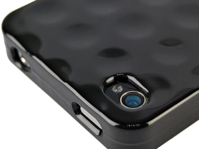 Bubble Slider Hard Case Hoes voor iPhone 4