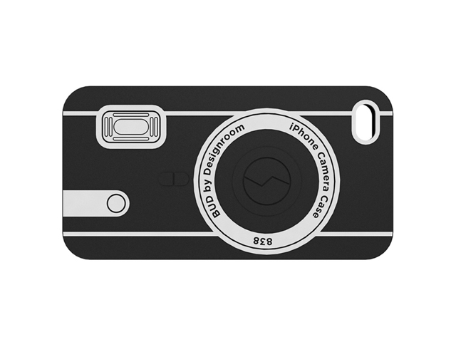 Camera Silicone Skin Case Hoes voor iPhone 4/4S