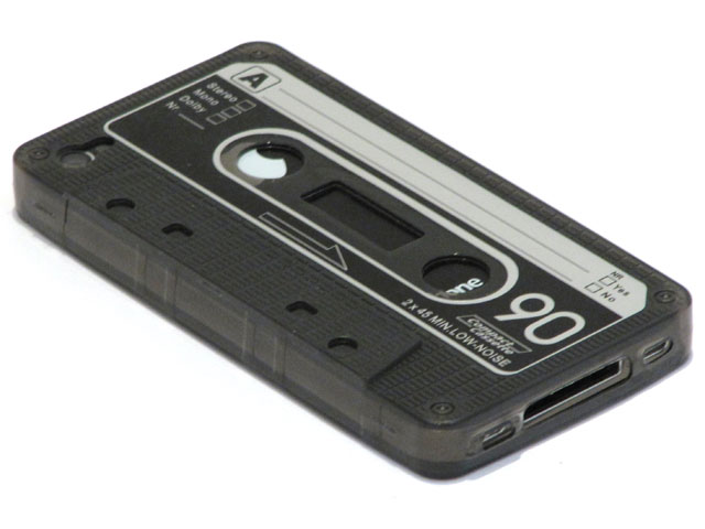 Cassette Tape TPU Case Hoes voor iPhone 4/4S