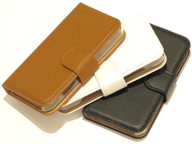 Classic Faux Leather Case Hoes voor iPhone 4/4S