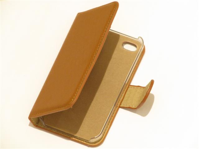 Classic Faux Leather Case Hoes voor iPhone 4/4S