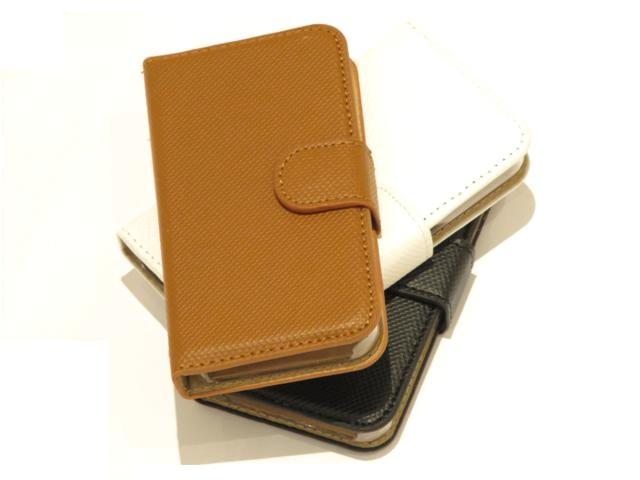 Classic Faux Leather Case Hoes voor iPhone 4/4S