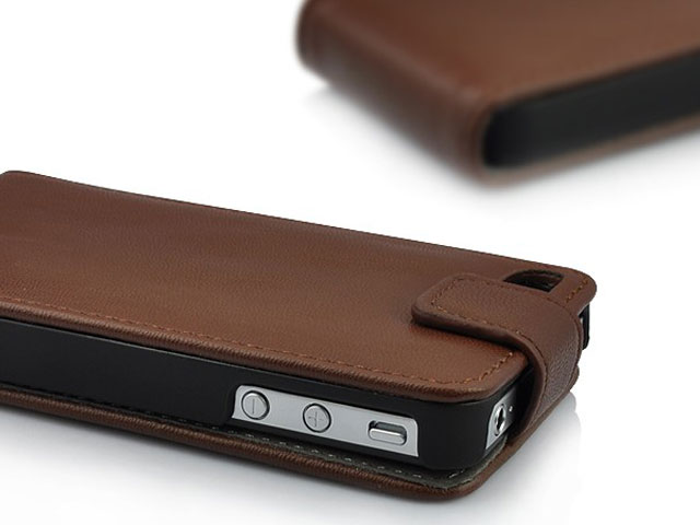 Classic Series Leather Business Case voor iPhone 4/4S