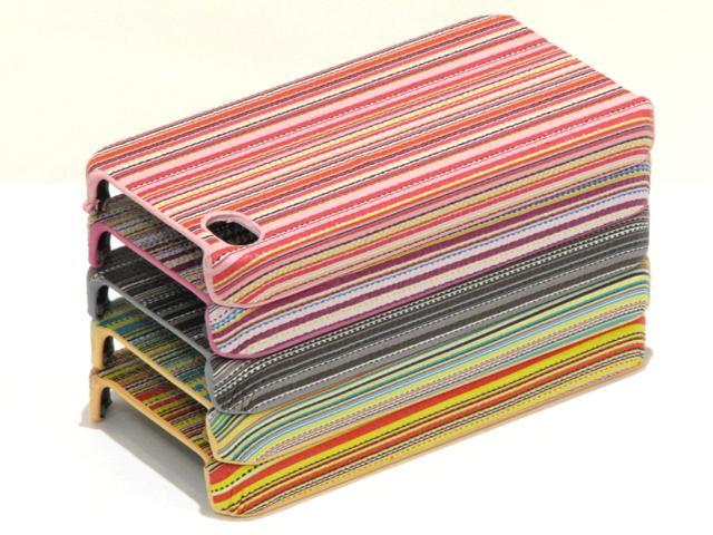 Colorful Stripes Back Case Hoes voor iPhone 4/4S