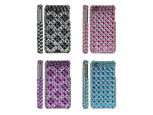Crystal Diamond Back Case Hoes voor iPhone 4/4S