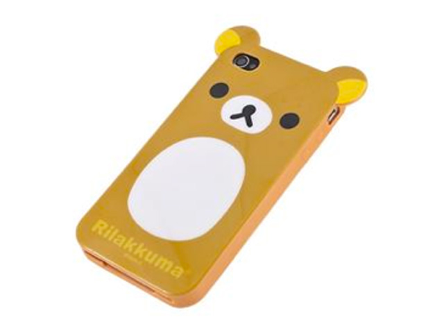 Cute Bear TPU Skin Case Hoes voor iPhone 4