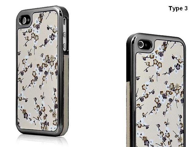 Deluxe Blossom Hard Case Hoes voor iPhone 4/4S