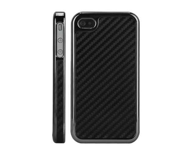 Deluxe Carbon Hard Case Hoes voor iPhone 4/4S