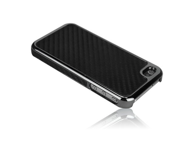 Deluxe Carbon Hard Case Hoes voor iPhone 4/4S