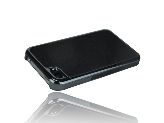 Deluxe Leather Hard Case Hoes voor iPhone 4/4S