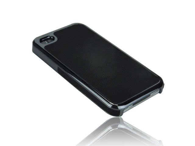 Deluxe Leather Hard Case Hoes voor iPhone 4/4S